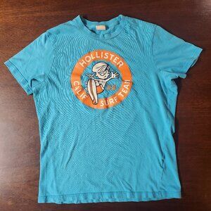 Men's Light Blue Graphic Tee